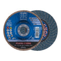 5" x 7/8" A.H. POLIFAN Flap Disc - Z SGP STRONG STEEL, Zirconia, 50 Grit, Conical