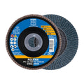 5" x 7/8" A.H. POLIFAN Flap Disc - Z PSF STEELOX, Zirconia, 60 Grit, Conical
