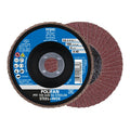 4 x 5/8" A.H. POLIFAN Flap Disc - A SG STEELOX, Aluminum oxide, 40 Grit, Flat