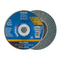 6" x 7/8" A.H. POLIFAN Flap Disc - Z PSF STEELOX, Zirconia, 40 Grit, Flat