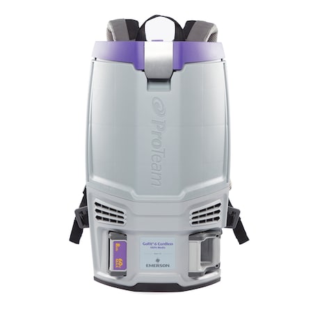 GoFit 6 Cordless 8Ah, 6 qt. Commercial Backpack Vacuum w/107532 Kit