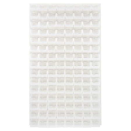 Steel Louvered Panel, 36" W x 1" D x 61" H, Oyster White