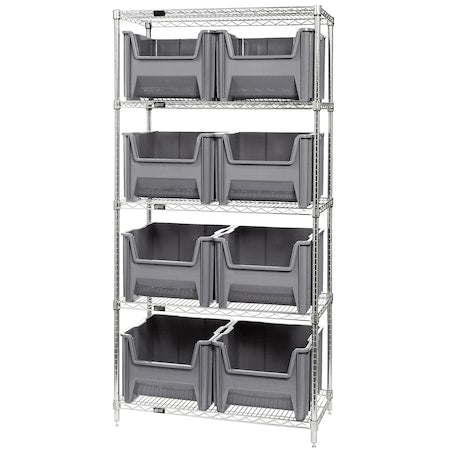 Giant Stack Container Wire Shelving Systems