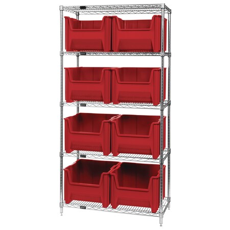 Giant Stack Container Wire Shelving Systems