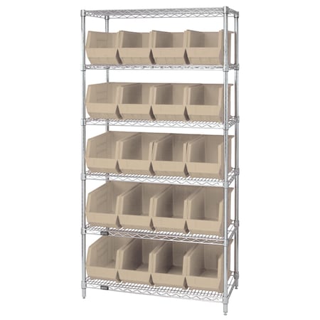Giant Open Hopper Wire Shelving Systems
