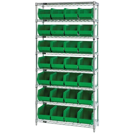 Giant Open Hopper Wire Shelving Systems
