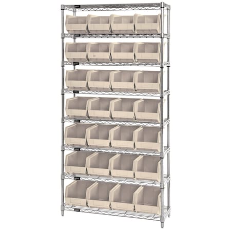 Giant Open Hopper Wire Shelving Systems