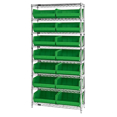 Giant Open Hopper Wire Shelving Systems