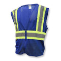 Hi-Vis Econ TpO/Cl1 Two Tone Safety Vest-Blu-5X