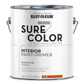 Interior Paint/Primer, Flat, Water Base, Flat White, 1 gal