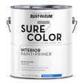 Interior Paint/Primer, Eggshell, Water Base, White, 1 gal