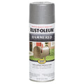 Rust Preventative Spray Paint, Silver, Hammered, Solvent, 12 Oz