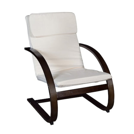 Bentwood Lounge Chairs, Wood Back, 27 W 28 L 39.5 H, Wood, Fabric Seat