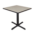 Square Tables > Breakroom Tables > Cain Square & Round Tables, Wood, Metal Top, Maple