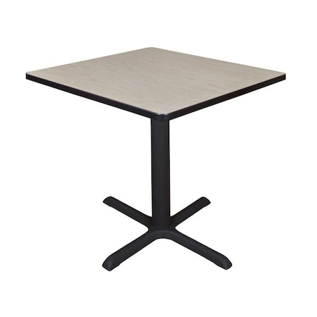 Square Tables > Breakroom Tables > Cain Square & Round Tables, Wood, Metal Top, Maple