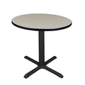 Round Tables > Breakroom Tables > Cain Square & Round Tables, Wood, Metal Top, Maple