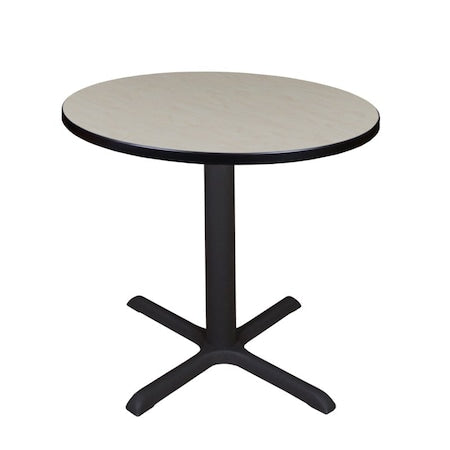 Round Tables > Breakroom Tables > Cain Square & Round Tables, Wood, Metal Top, Maple