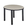 Round Breakroom Table, 36" W, 29" H, Maple