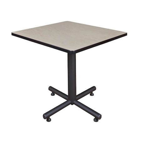 Square Tables > Breakroom Tables > Kobe Square & Round Tables, Wood, Metal Top, Maple