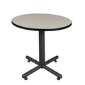 Kobe Square & Round Tables, Wood, Metal Top, Maple