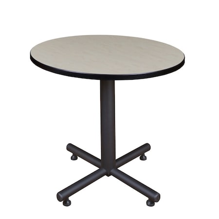 Kobe Square & Round Tables, Wood, Metal Top, Maple