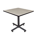 Square Tables > Breakroom Tables > Kobe Square & Round Tables, Wood, Metal Top, Maple