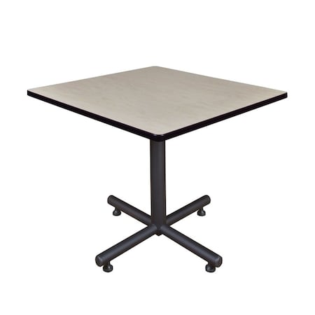 Square Tables > Breakroom Tables > Kobe Square & Round Tables, Wood, Metal Top, Maple