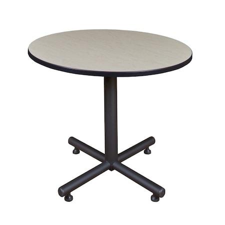 Round Tables > Breakroom Tables > Kobe Square & Round Tables, Wood, Metal Top, Maple