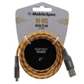 Hi-Vis 4Ft Micro To Usb Cable, Orange