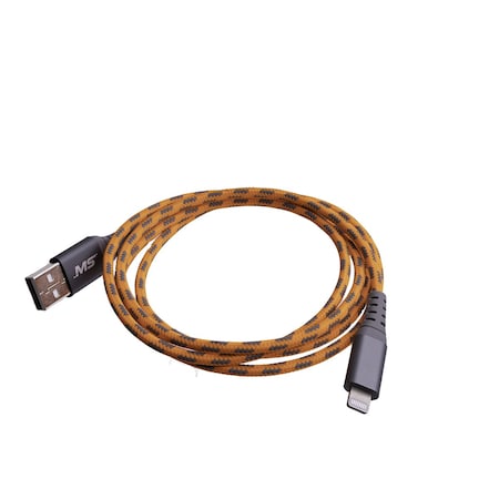 Hi-Vis 4Ft Lightning To Usb-A Cable, Orange