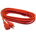 Extension Cord, 16 AWG, Indoor/Outdoor, 16/3, 1 Outlets, Orange, 25 ft