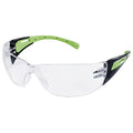 Advantage Plus, Safety Glasses, Anti-Scratch, Clear Lens, Black Frame, Half-Frame