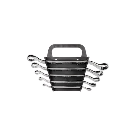 45-Degree Offset Box End Wrench Set with Holder, 5-Piece (1/4-13/16 in.)