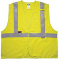 Lime L/XL Hi-Vis FR Safety Vest - Class 2, Dual Compliant