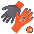 Orange Coated Lightweight Winter Work Gloves, XL, PK144