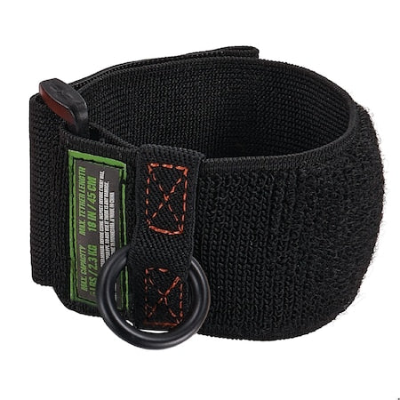 Tool Wristband, D-Ring Anchor, Black
