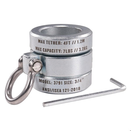 Connecting Bar Lock Collar 3791, Tool Attachment Point, Silver, 0.75
