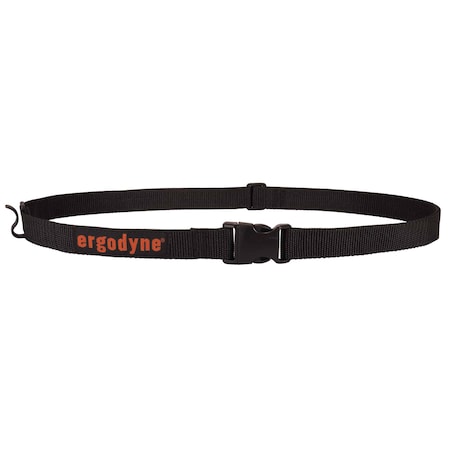 Black Barcode Scanner Belt and Hook, L