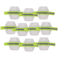 3386 Hi-Vis Lime Arm Band ID Badge Holder, 10PK