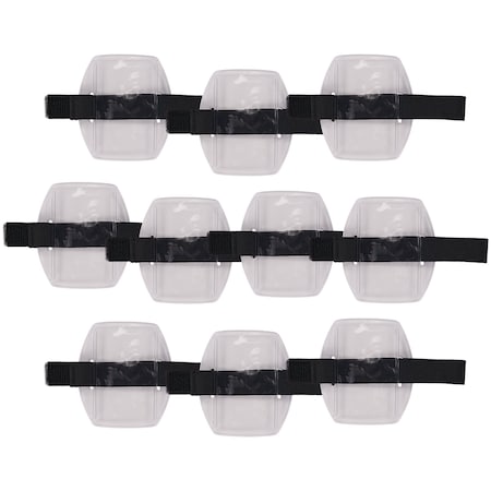 3386 Black Arm Band ID Badge Holder, 10PK
