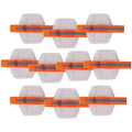 3386 Hi-Vis Orange Arm Band ID Badge Holder, 10PK