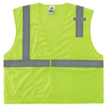Hi-Vis Safety Vest 3XL Class 2 , Hook & Loop 1 Mic Tab
