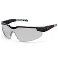 DELLENGER, Safety Glasses, Anti-Fog, Matte Black Frame, Half-Frame