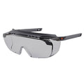 OSMIN, Safety Glasses, Anti-Fog, Indoor/Outdoor Lens, Matte Black Frame