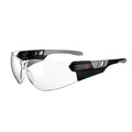SAGA, Safety Glasses, Anti-Fog, Clear Lens, Matte Black Frame, Frameless