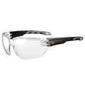 VALI, Safety Glasses, Clear Lens, Matte Black Frame, Frameless
