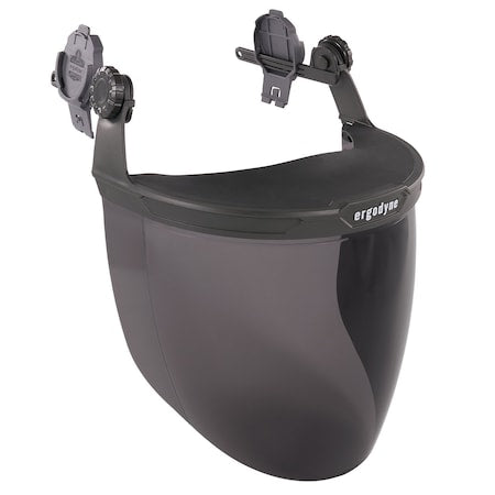 Smoke Lens Gray Hard Hat Face Shield for Cap-Style & Safety Helmet