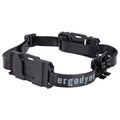 Black Headband Light Mount with Silicone Strap