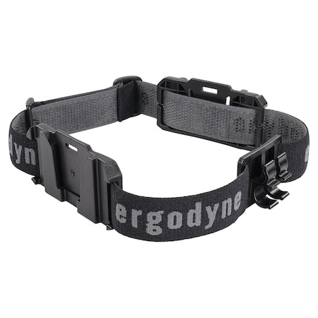 Black Headband Light Mount with Fabric Strap