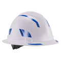 Reflective Hard Hat with Safety Helmet Sticker Kit, Blue